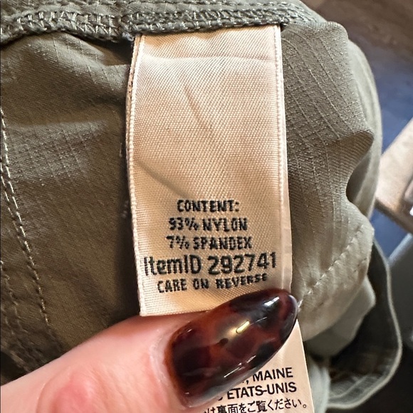 L.L. BEAN | Women's Vista Camp Pants, Straight-Leg Cargo in Thyme - Picture 11 of 16